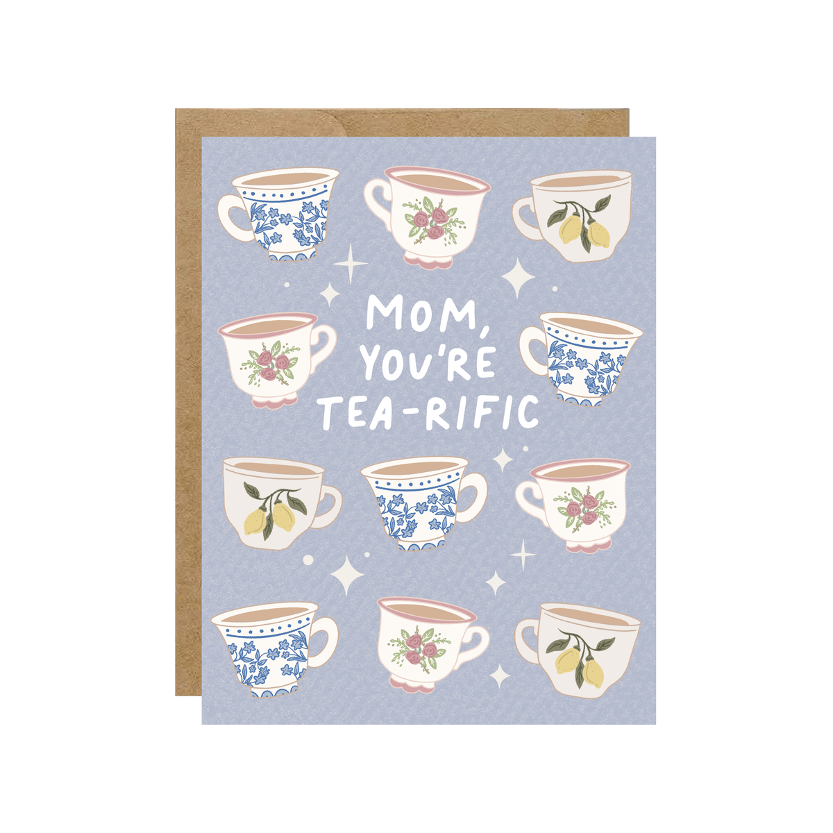 Tea-Rific Mom Greeting Card