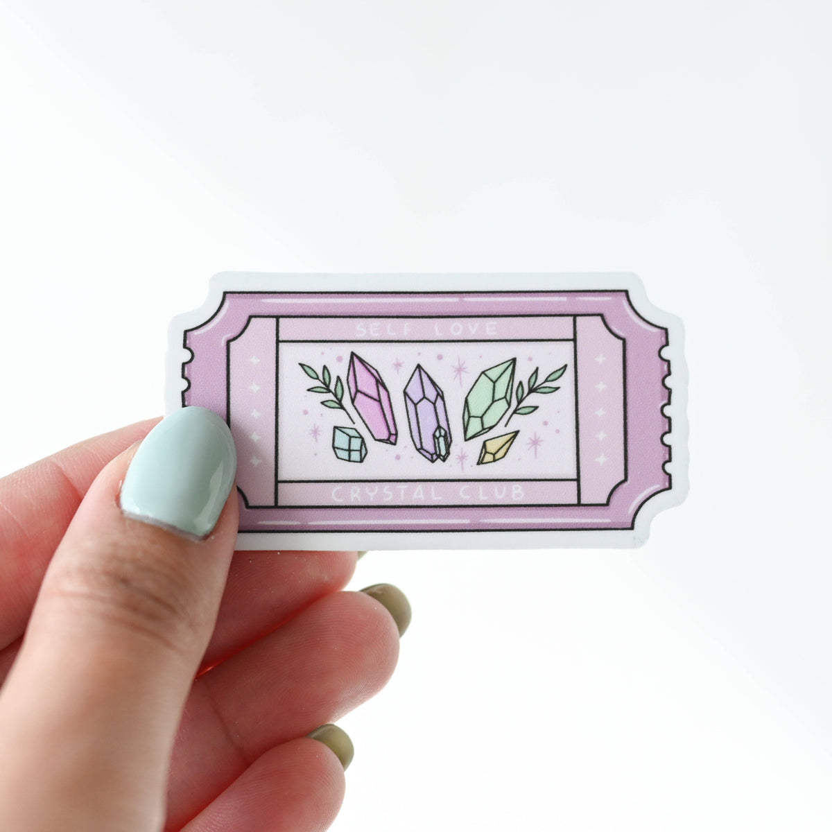 Simple Whimsy - Self Love Crystal Club - Sticker
