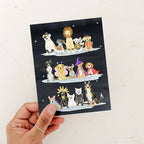 Almeida Illustrations - Spooky Pups Card: White