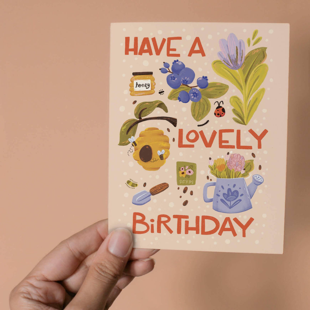 Wallflower Studio Co. - Have a Lovely Birthday Garden Greeting Card