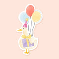 Party Goose Sticker