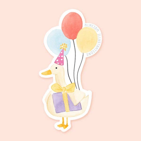 Party Goose Sticker