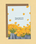 All The Flowers Greeting Card