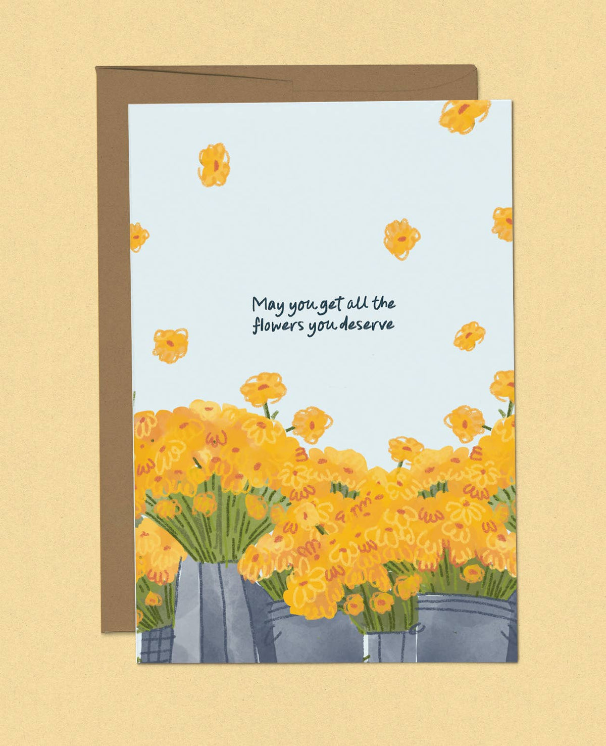 All The Flowers Greeting Card