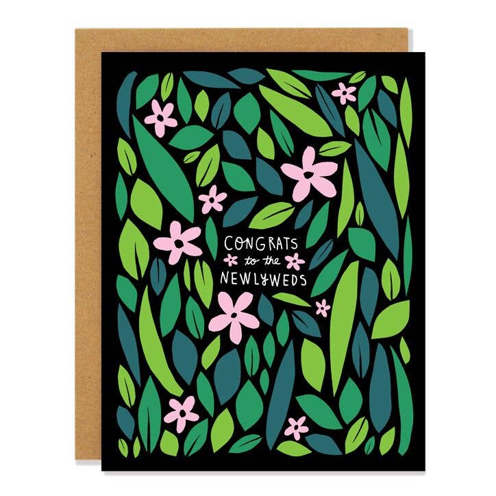 Congrats to the Newlyweds! - Wedding Greeting Card