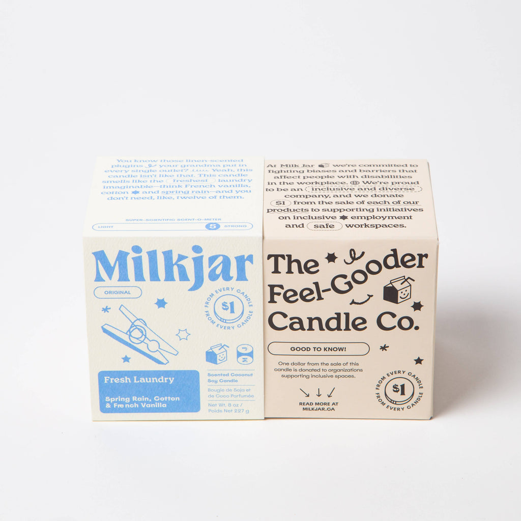 Fresh Laundry - Rain, Cotton & Vanilla Coco Soy Candle