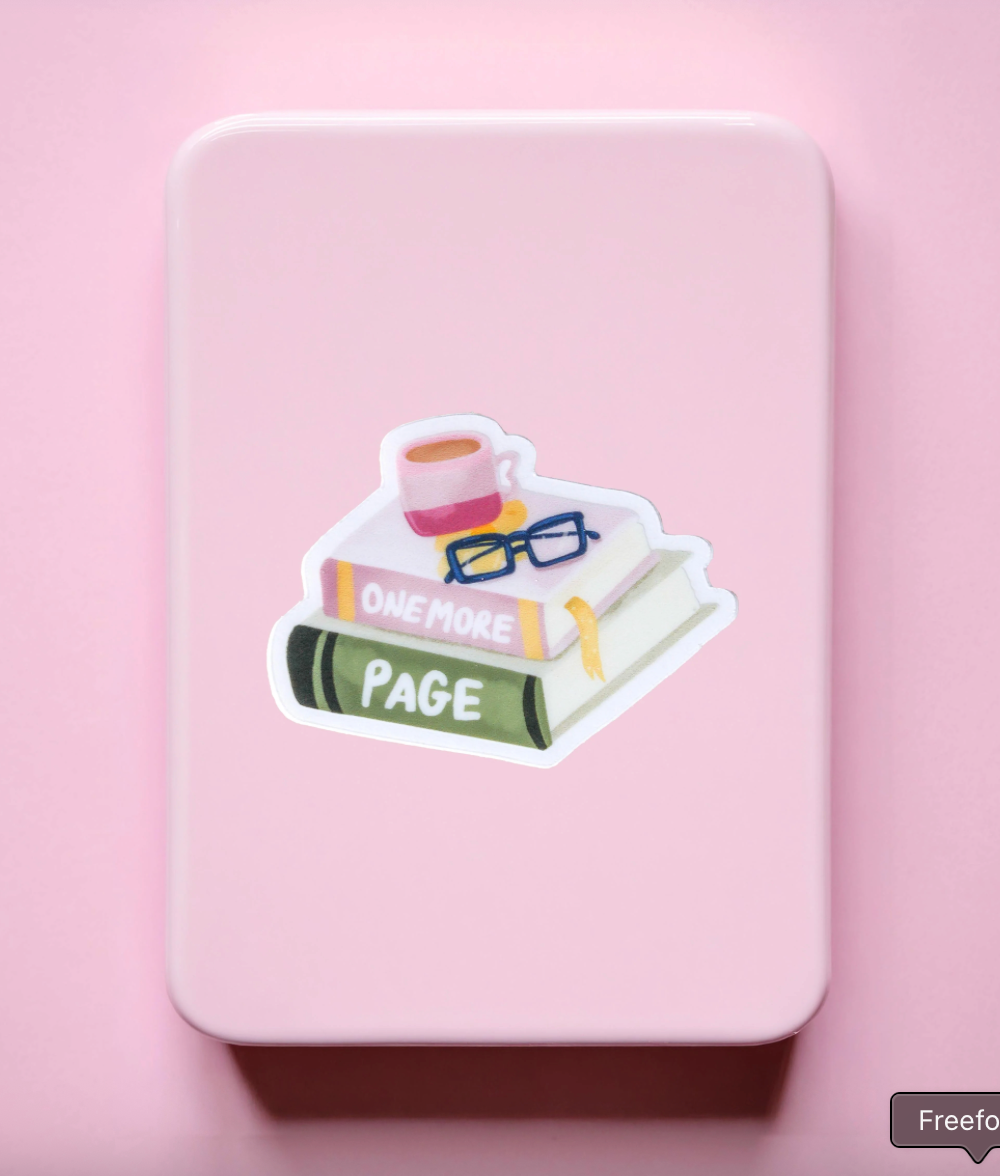 One More Page Sticker