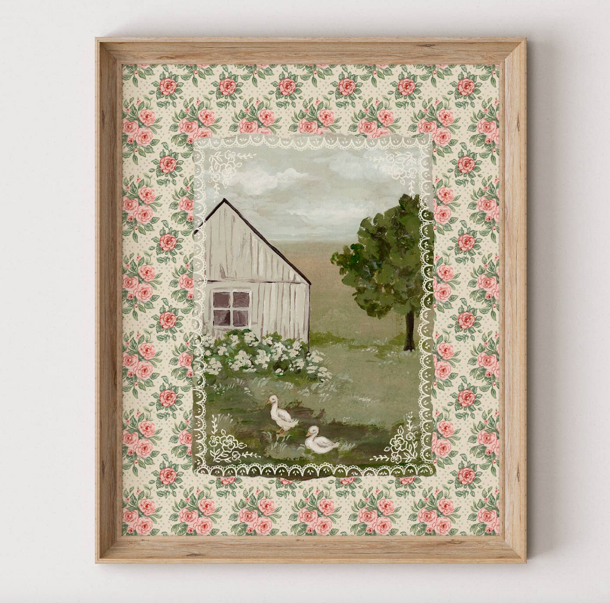 Mon petit jardin arrière Print