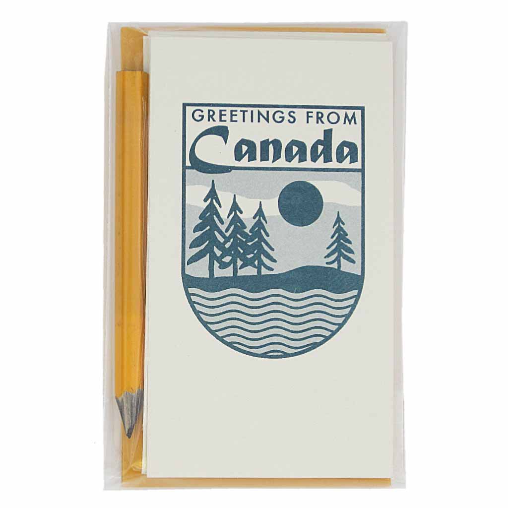 Set of Mini Canada Notecards