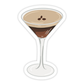 Espresso Martini - Vinyl Drink Sticker