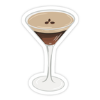 Espresso Martini - Vinyl Drink Sticker