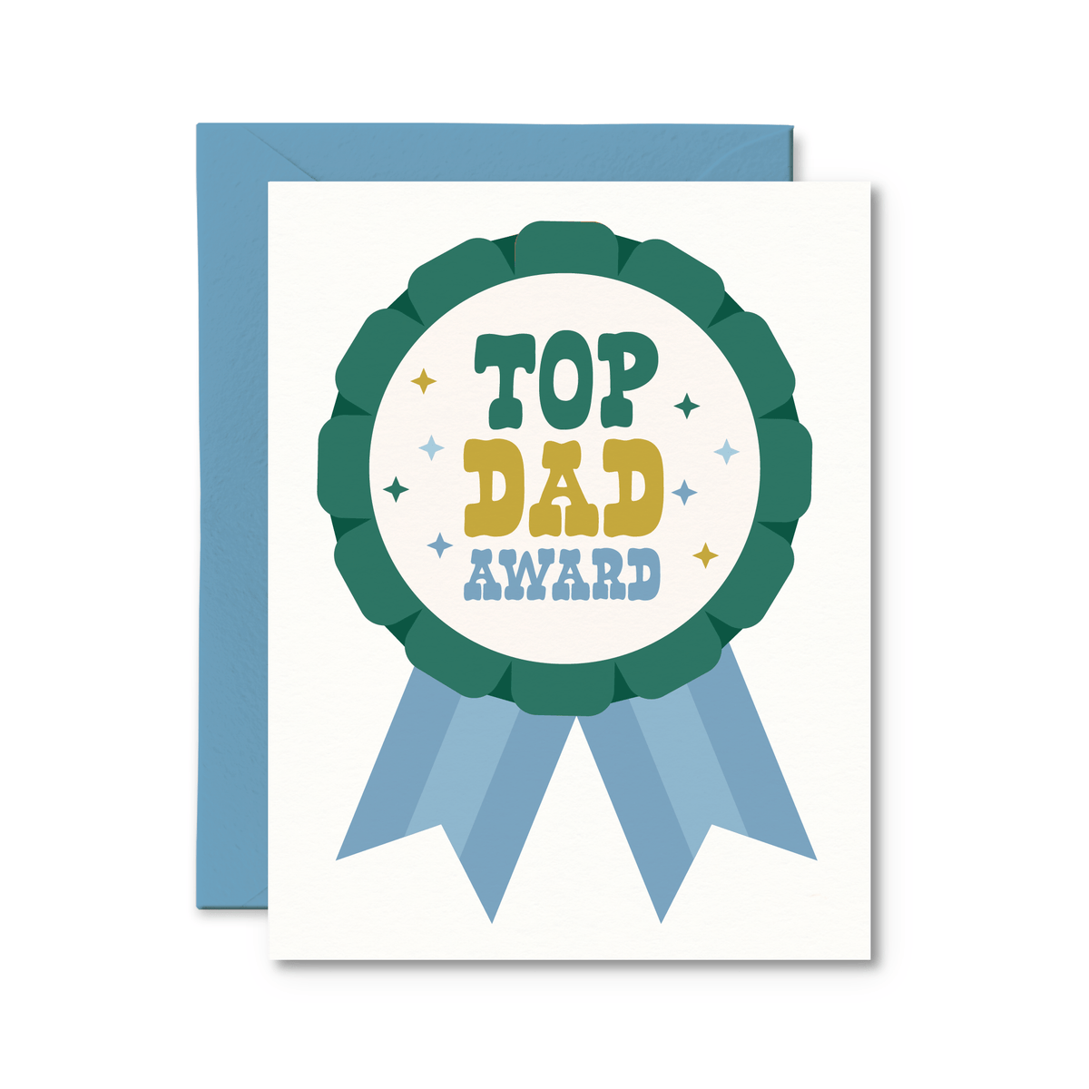 Top Dad Award Greeting Card