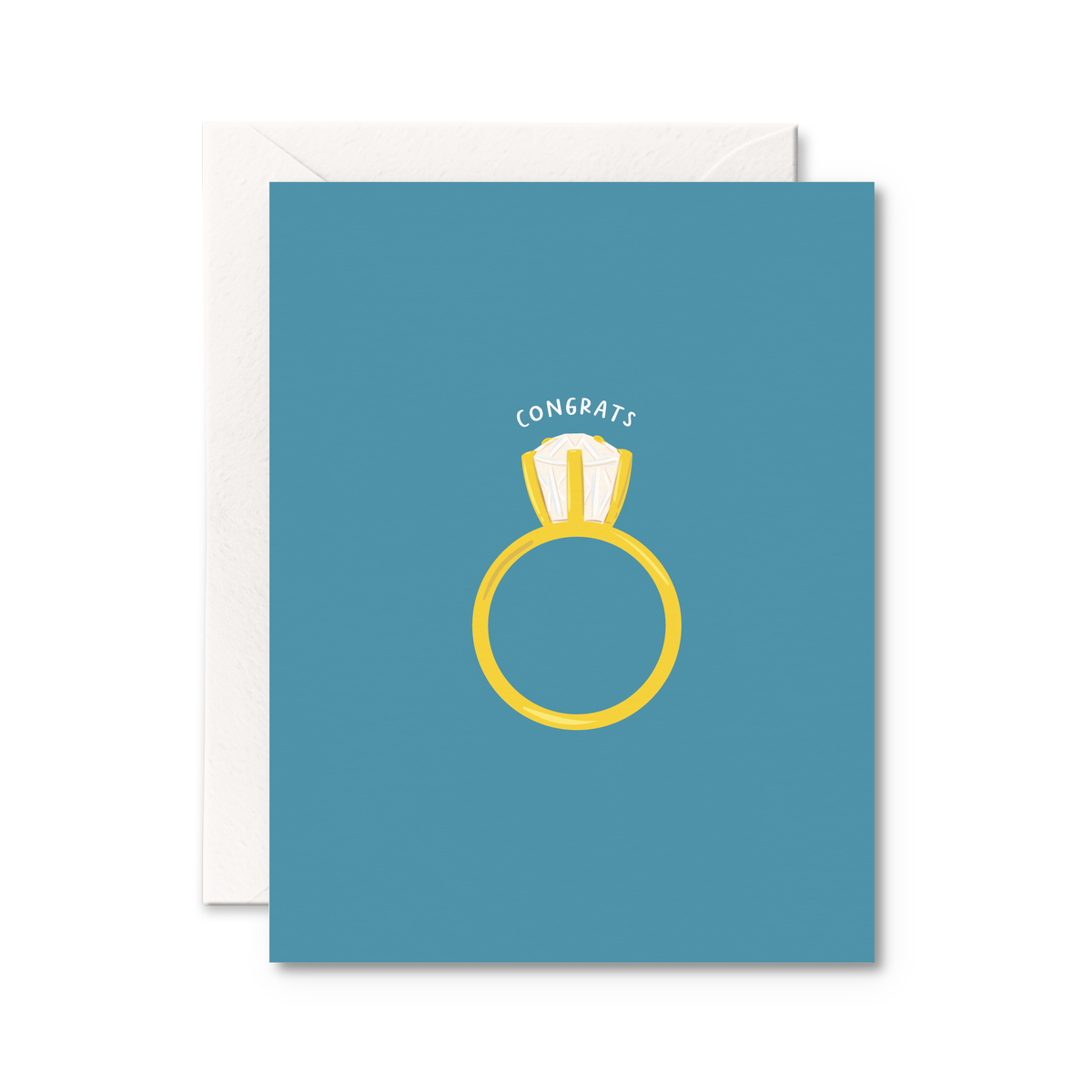 Congrats Ring Engagement Card