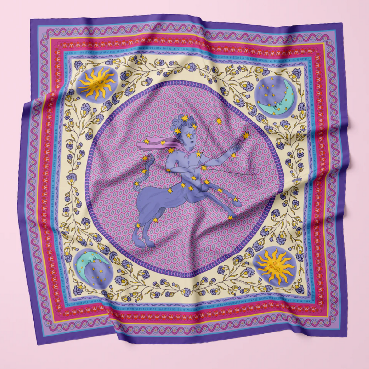 Sagittarius Silk Scarf
