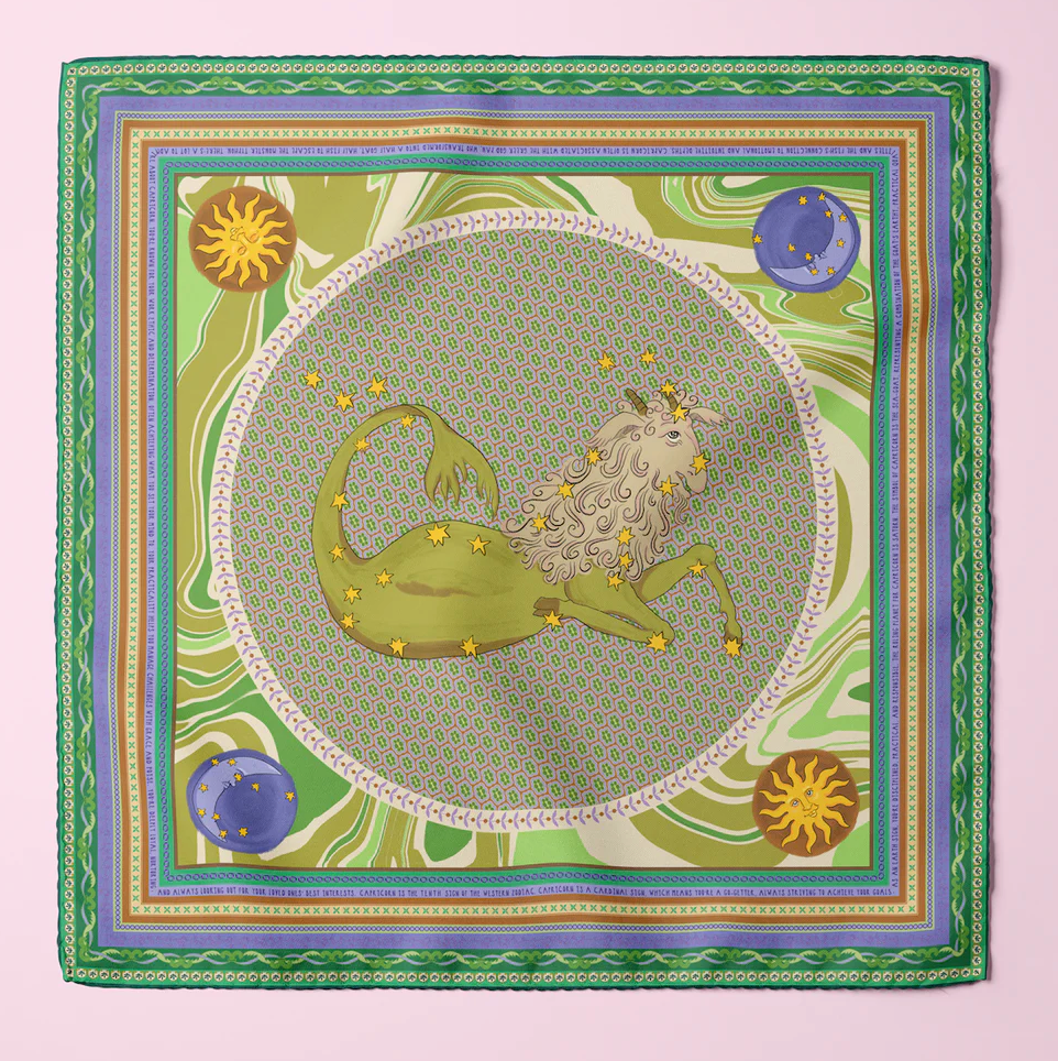 Capricorn Silk Scarf
