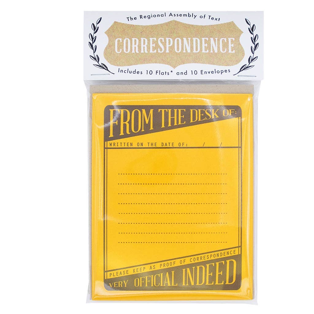 From the Desk Of Correspondence Cards