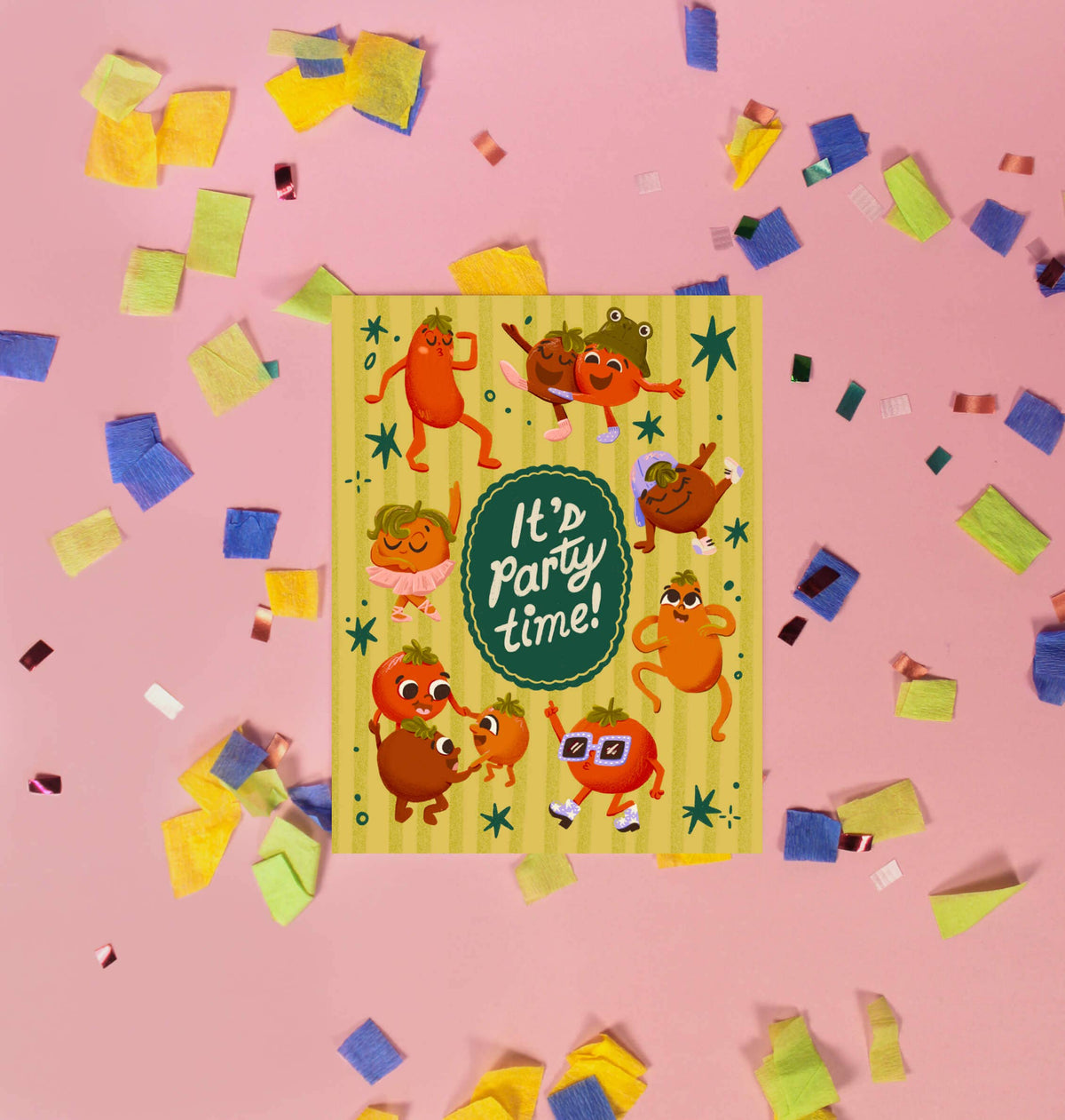 Wallflower Studio Co. - It's Party Time Birthday Card