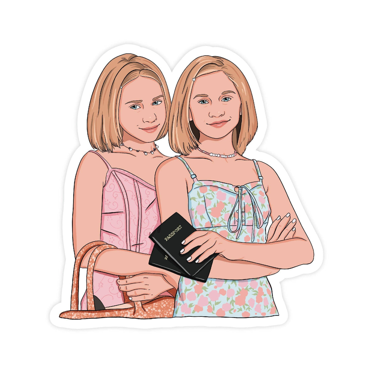 Passport Sisters Sticker