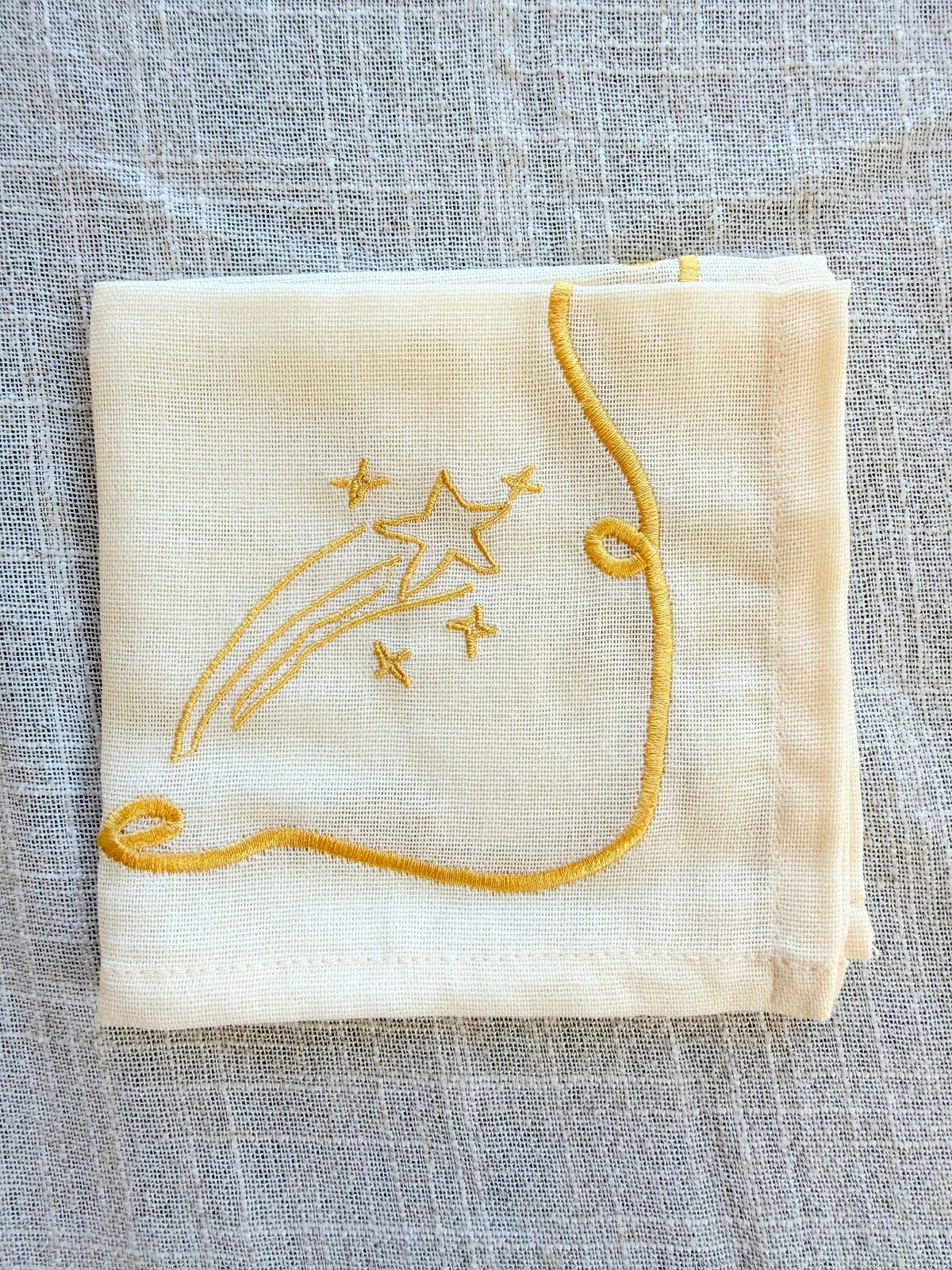 Wish Embroidered Cocktail Napkin Set