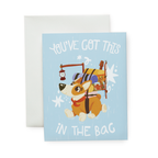 Wallflower Studio Co. - In the Bag Dog - Illustrated Everyday Card
