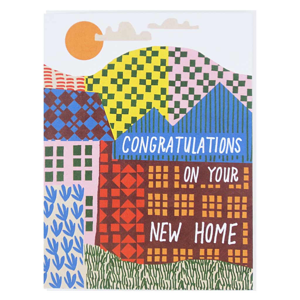 New Home Landscape Greeting Card