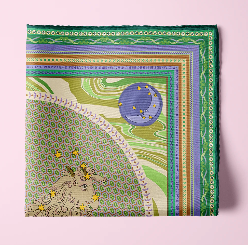 Capricorn Silk Scarf