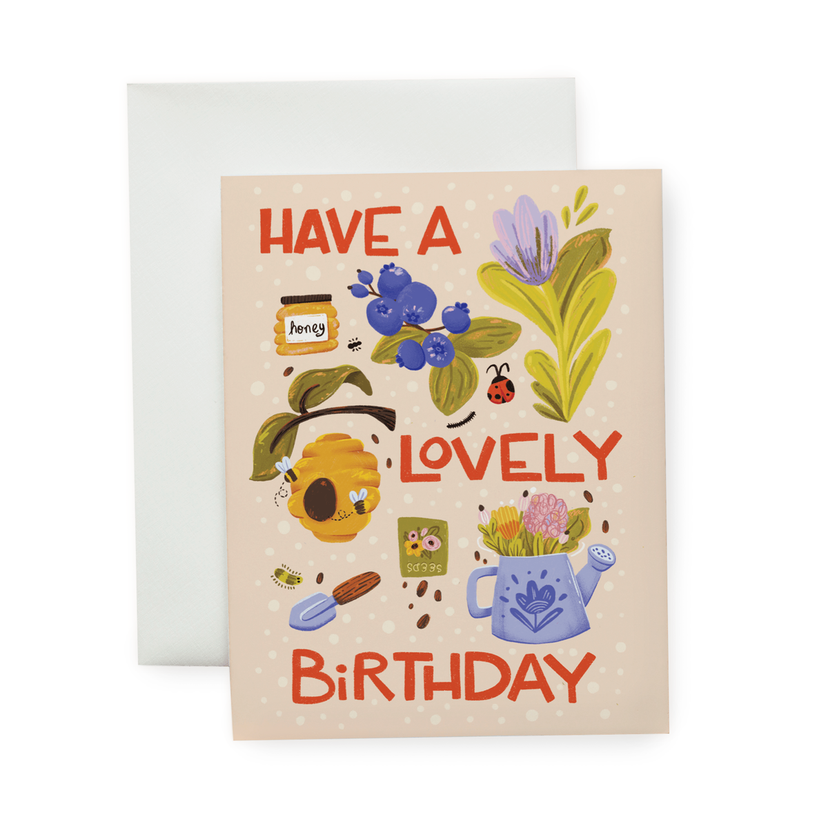 Wallflower Studio Co. - Have a Lovely Birthday Garden Greeting Card