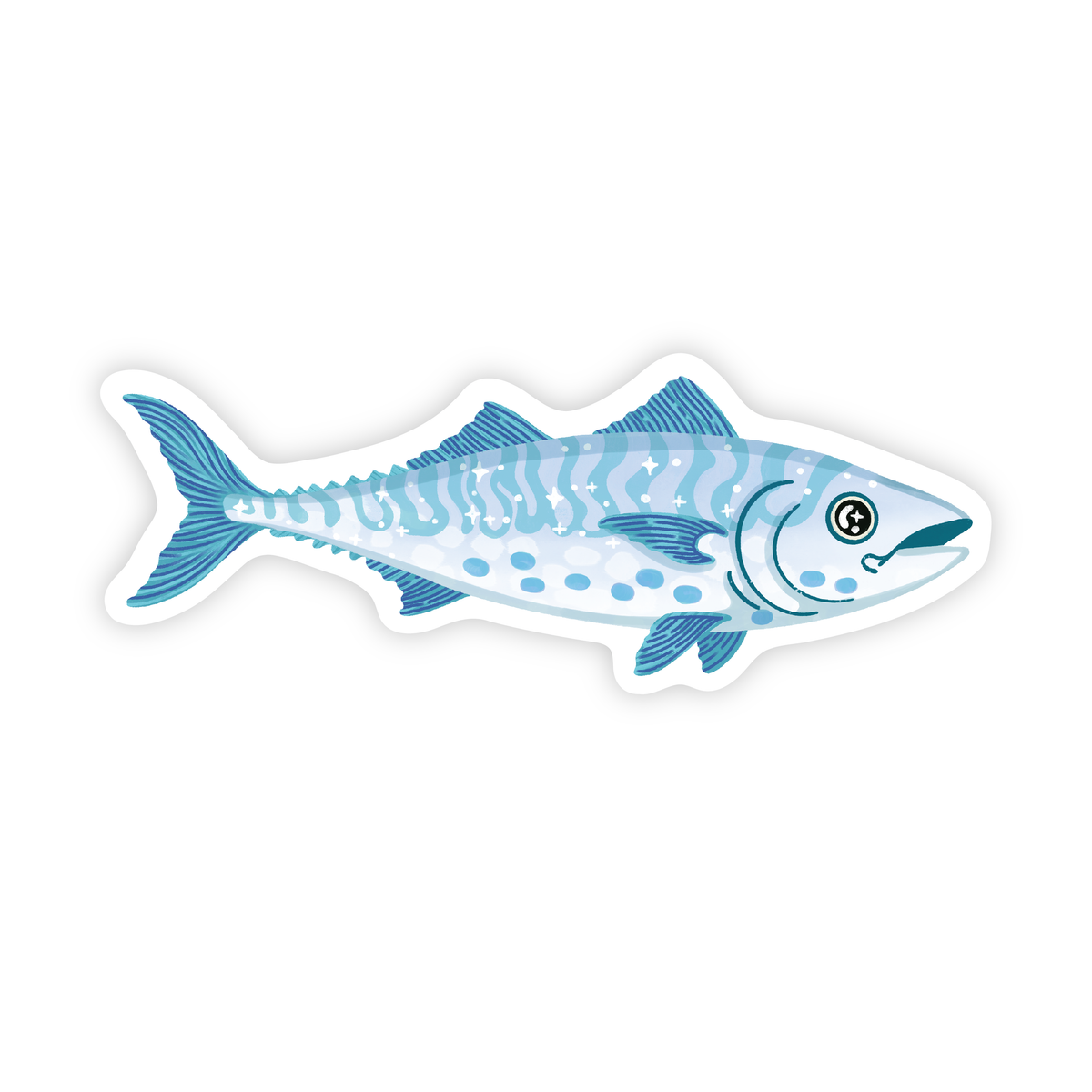 Simple Whimsy - Mackerel - Atlantic Fish Vinyl Sticker
