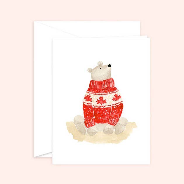 Canadian Polar Bear Card