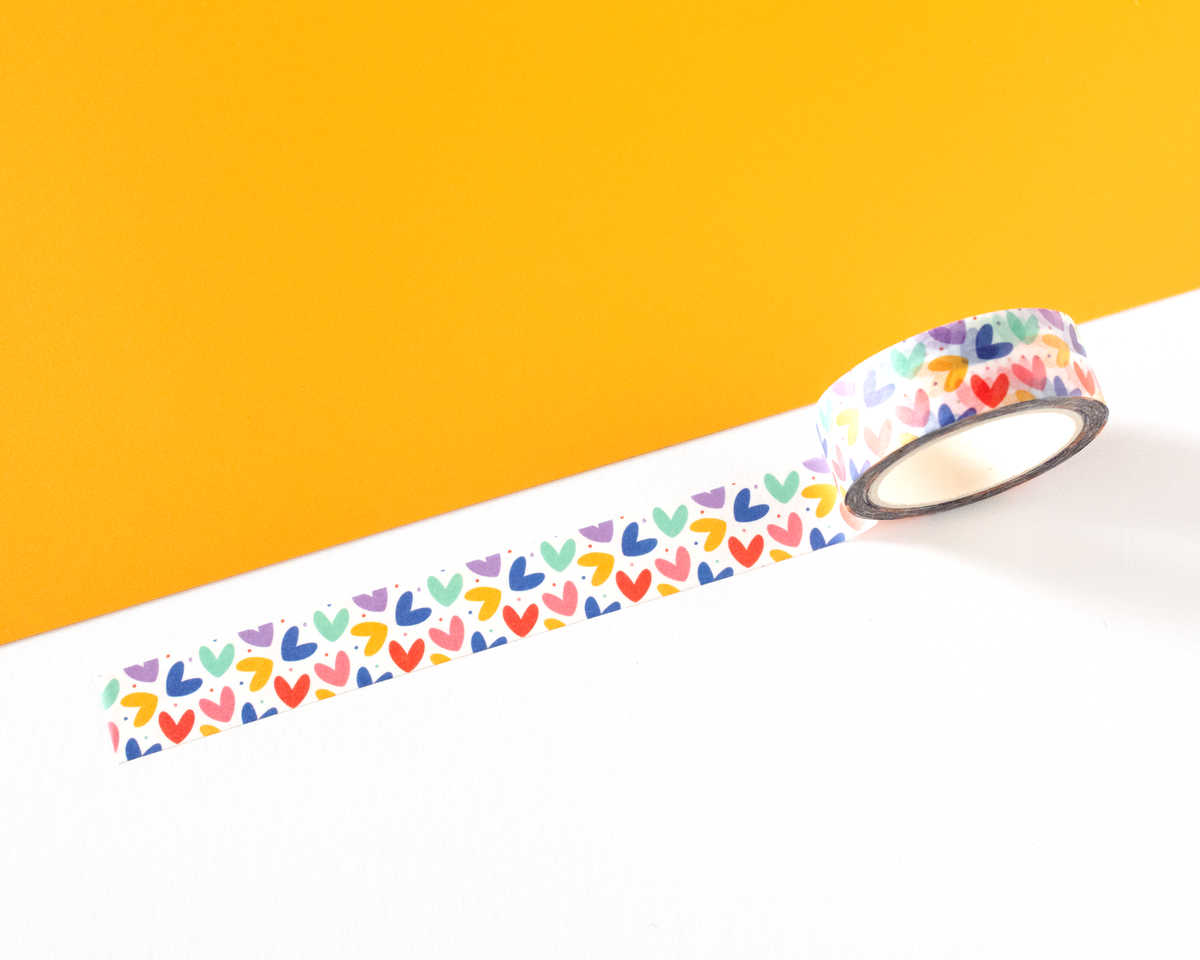 Colorful Heart Washi Tape