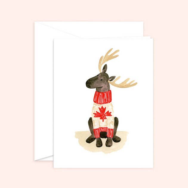 Canadian Moose Greeting Card