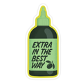 Extra In The Best Way - Olive Oil Foodie Vinyl Sticker