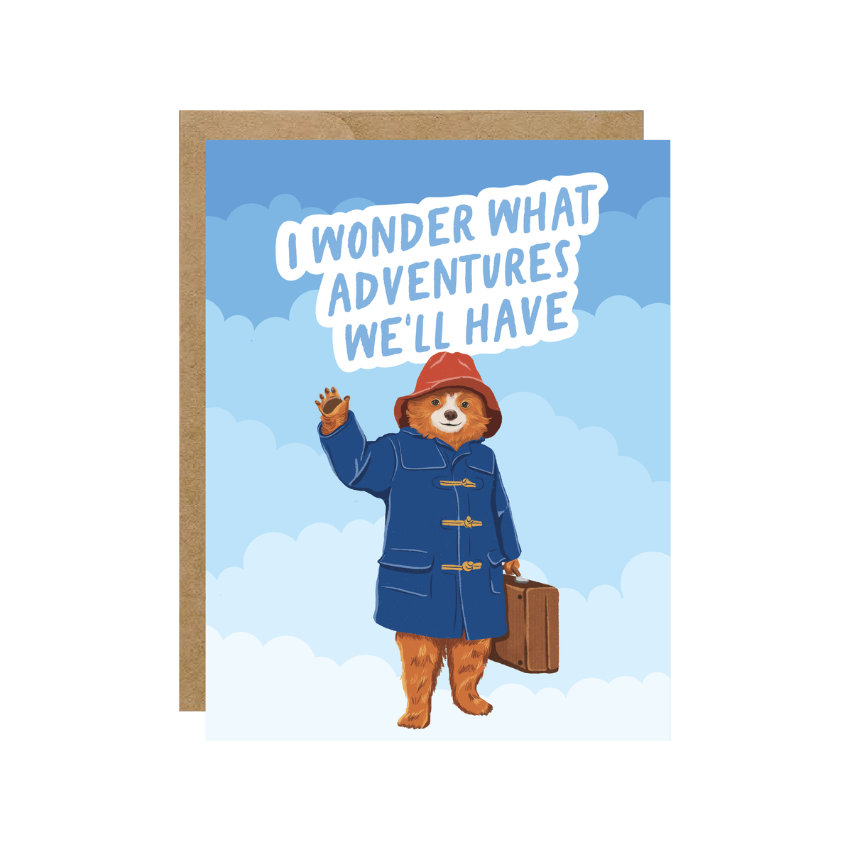 Marmalade Bear Greeting Card