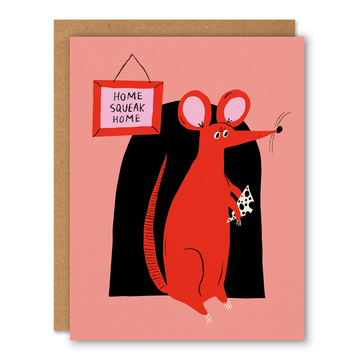Home Squeak Home - Greeting Card