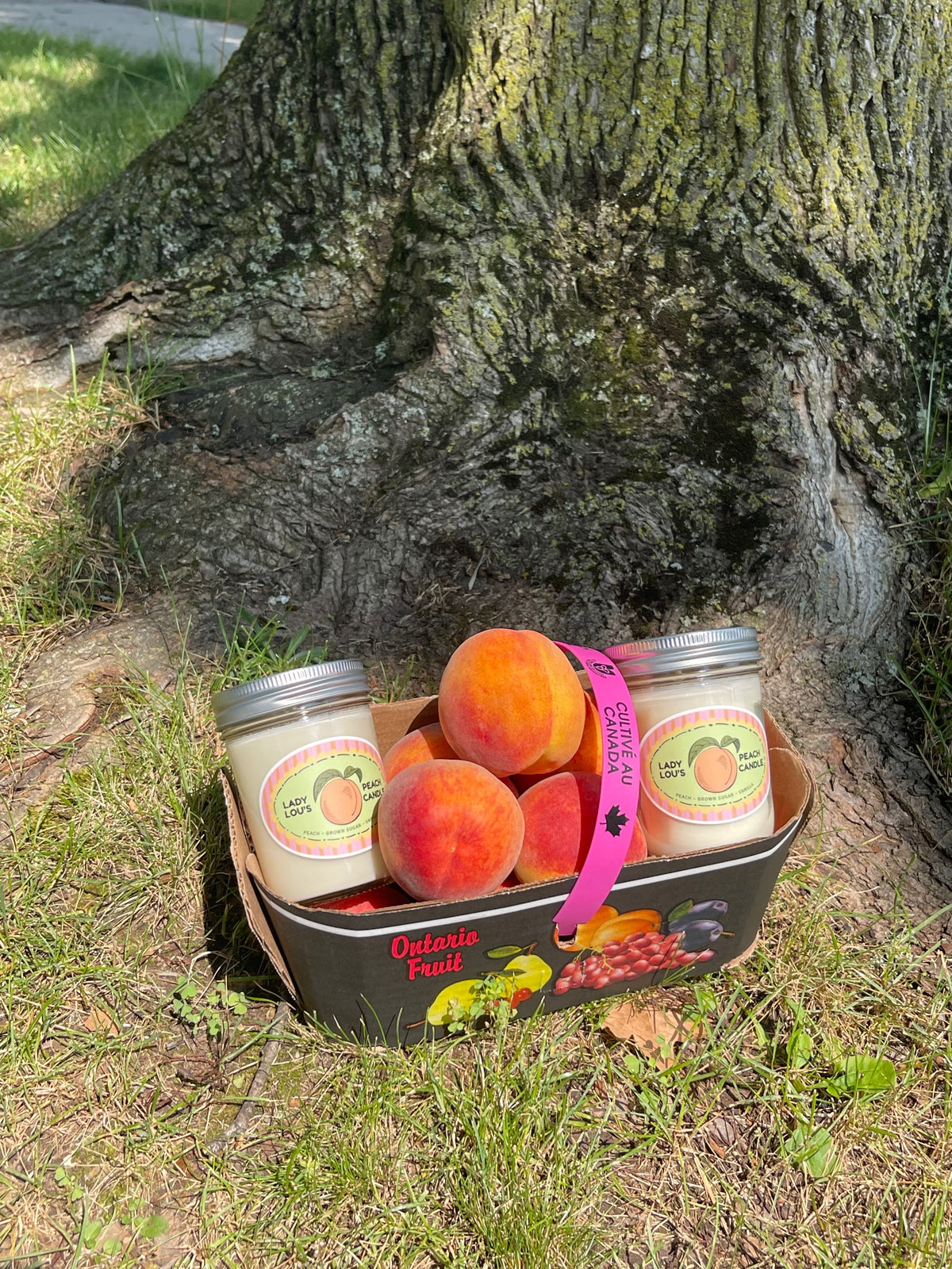 Lady Lou's Peach Candle