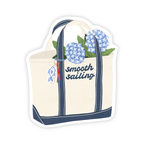 Smooth Sailing Tote Bag Sticker